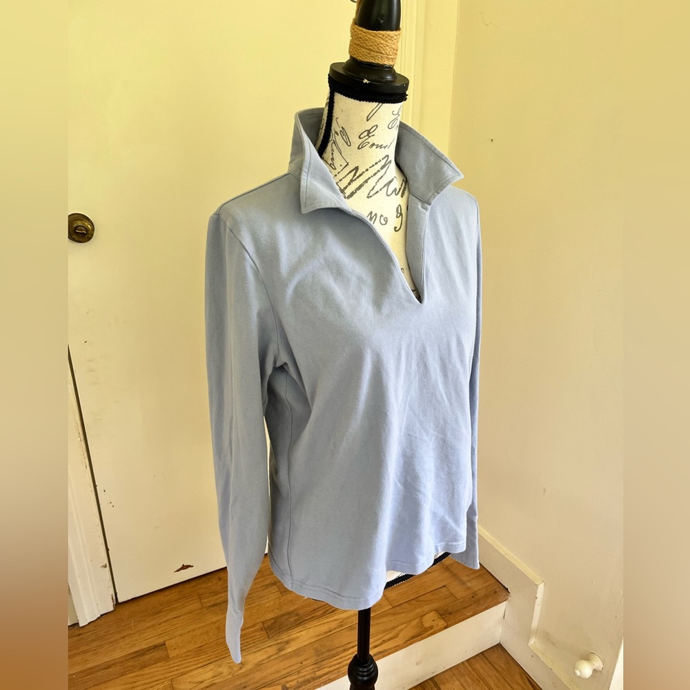 GAP stretch light blue sweater
